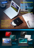 Samsung Netbook\'s Back-to-School Promo