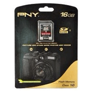 PNY 16GB SD CARD CLASS 10 (PFSH01610-BR20) Memory Card 