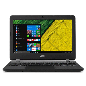 Acer Aspire ES1-132-P7JK (Midnight Black )  11.6-in HD Intel Pentium N4200/4GB/500GB/Windows 10