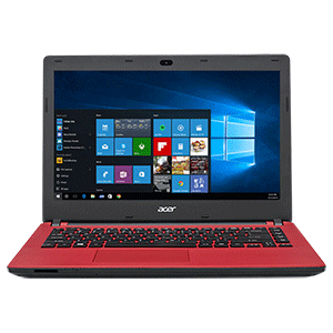 Acer Aspire ES1-431 Black/Red 14-inch HD Intel Pentium Quad Core N3700/2GB/500GB/Intel HD Graphic/Win 10