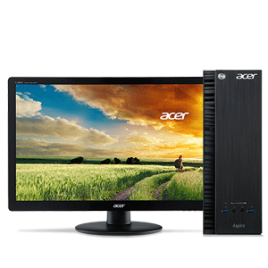 Acer Aspire XC-705 Intel Core i3-4170/4GB/1TB/2GB GT 710/Windows 10 w/ 21.5-inch S220HQL Monitor