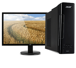 Acer Aspire XC-780 Intel Core i3-71004GB/1TB/Win10 w/ 21.5-in Acer K222HQL Monitor