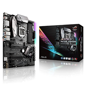 ASUS ROG STRIX B250F GAMING Intel LGA-1151 ATX B250 Gaming Motherboard with Aura Sync RGB LED