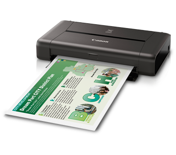 Canon PIXMA iP110 Wireless Office Mobile Printer
