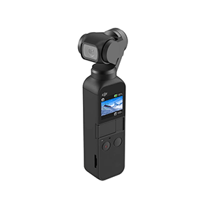 DJI OSMO Pocket Handheld 3 Axis Gimbal Stabilizer with Integrated Camera, Attachable to Smartphone