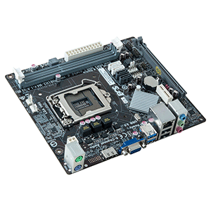 ECS H81H3-M4 (1.0A) LGA1150 Intel H81 HDMI SATA 6Gb/s USB 3.0 Micro ATX Intel Motherboard