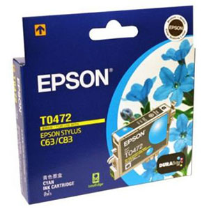 Epson T0472 Cyan Ink Cartridge