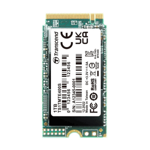 TRANSCEND 1TB M.2 2242 NVME PCIE SSD GEN3X4 3D TLC DRAM-LESS (TS1TMTE400S)