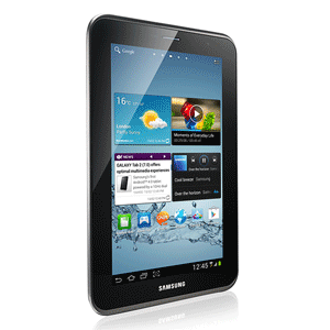 Samsung Galaxy Tab 2 7.0 16GB WiFi+3G (White/Silver) GT-P3100 GSM Quad Band Tablet PC Smartphone 