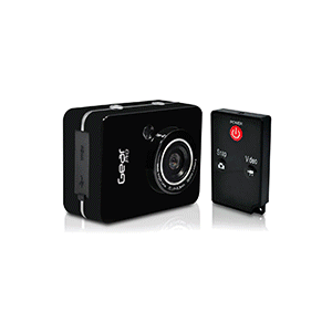 Gear Pro (GDV285BK) 1080p Full HD Sport Action Camera with 2.4-inch Touch Screen - Black