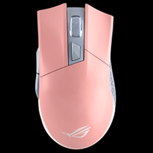 Asus ROG Gladius II Origin PNK LTD, Ergonomic wired optical gaming mouse optimized for FPS, feat. Aura Sync