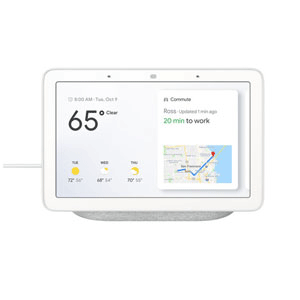 Google Home Hub with Google Assistant 7-inch Touchscreen (Chalk/Charcoal)