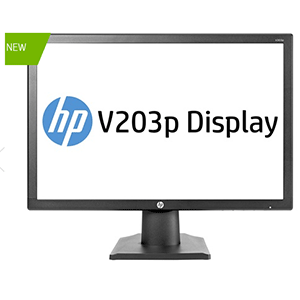 HP V203p 19.5-in Black Monitor (1440 x 900) @60Hz / Aspect Ratio 16:10 / 1 VGA