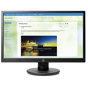 HP V214b 20.7-in  Monitor (Black) 1920 x 1080 | Aspect Ratio 16:09 | 1 VGA