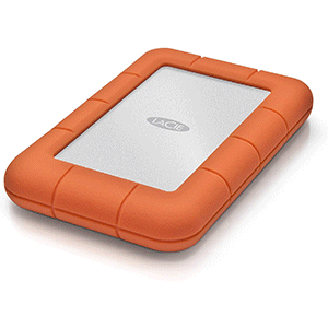 LaCie Rugged Mini 2TB External Hard Drive Potable HDD (LAC9000298)