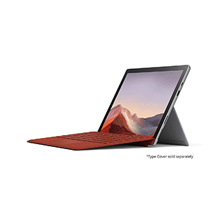 Microsoft Surface Pro7 - 12.3-in Touch PixelSense 10th Gen Intel Core i5-1035G4/8GB/256GB/Win10 (Platinum/Black)