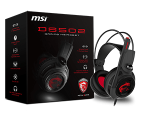 MSI DS502 7.1 Gaming Headset with Microphone