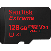 SanDisk Extreme 128GB MicroSD UHS-I Card
