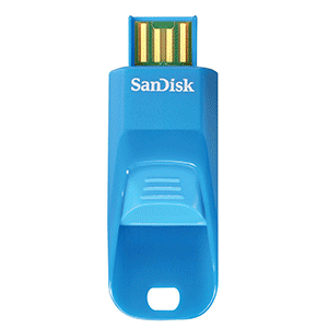 SanDisk 16GB Cruzer Edge Black-Red/Pink/Blue USB Flash Drive SDCZ51-016G