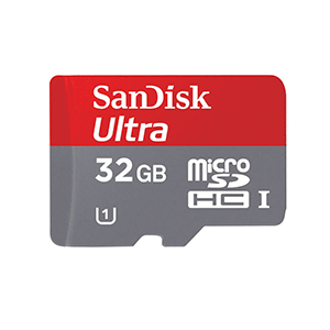 SanDisk 32GB SDSDQUA-32G-U46A ULTRA MICROSDHC 30MB/S Class 10 UHS-I w/ Adapter