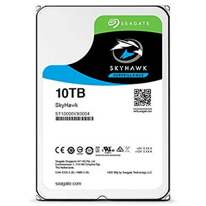 Seagate SkyHawk 10TB Surveillance Hard Drive - SATA 6Gb/s 256MB Cache 3.5-In Internal Drive (ST10000VX0004)