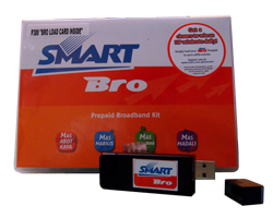 Smart Bro 3.5G HSDPA USB Modem Prepaid Broadband Kit w/ P100 FREE Bro Load