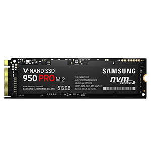 Samsung 512GB 950 PRO M.2 PCIe NVME V-NAND SSD (MZ-V5P512BW)