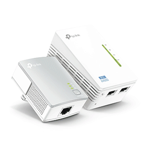 TP-Link 300Mbps Wi-Fi Range Extender, AV500 Powerline Edition TL-WPA4220KIT