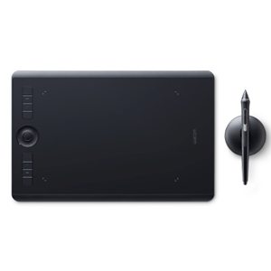 Wacom PTH660 Intuos Pro Graphics Pen Tablet, Medium, Black