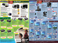 Acer Aspire One, Desktops, LCD and Projector Promo