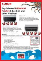 Canon PIXMA Back to School Promo