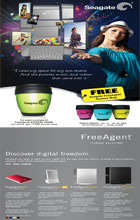 Seagate FreeAgent | Go/Desk External Hard Disk Drive Promo