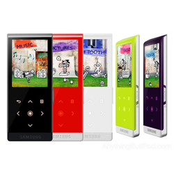 Samsung YP-T10 2GB MP3 Player w/ Bluetooth (Black/Green-Yellow/Red)