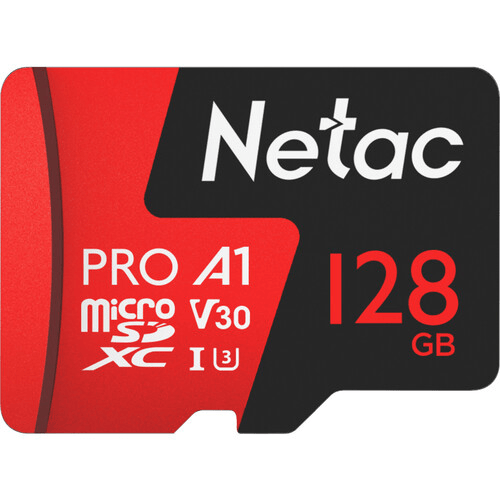Netac P500 EXTREME PRO microSDXC w/ adapter NT02P500PRO-128G-R