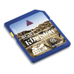 Kingston 8GB (SD6/8GBFE) High-Capacity Secure Digital Card