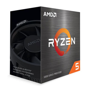 AMD Ryzen 5 5600X 6 Core 12 Threads 3.7GHz Up to 4.6GHz with Wraith Stealth