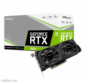 PNY GEFORCE RTX3060 12GB UPRISING DUAL FAN VCG306012DFMPB GPU