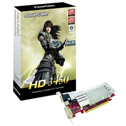 PowerColor ATI Radeon HD3450 SCS 512MBMB/64bit