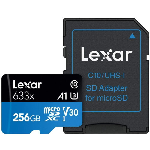 Lexar High-Performance 633x (LSDMI256BB633A) microSDHC UHS-I Card 256GB