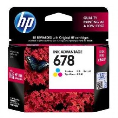 HP 678 Tri-Colour Ink Cartridge (CZ108AA)