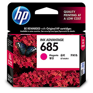 HP 685 Magenta Ink Cartridge (CZ123AA)