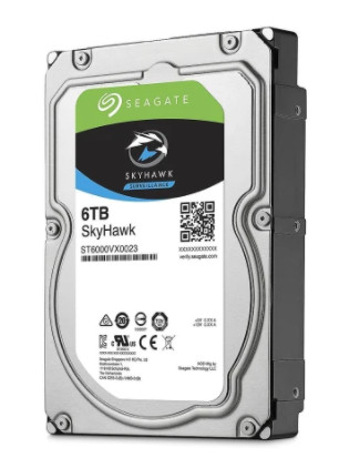 Seagate SkyHawk 6TB Surveillance Hard Drive - SATA 6Gb/s 256MB Cache 3.5-In Internal Drive (ST6000VX001)