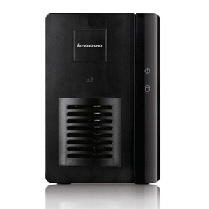 Lenovo StorCenter ix2 2-Bay, 2TB (1HD x 2TB) Network Storage (70A69005AP)