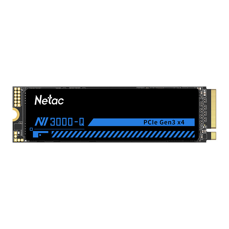 Netac NV3000-Q 512GB M.2 2280 PCIe Gen 3x4 NVMe SSD | Up to 3000MB/s Read | 1200MB/s Write (NT01NV3000Q-512-E4X)