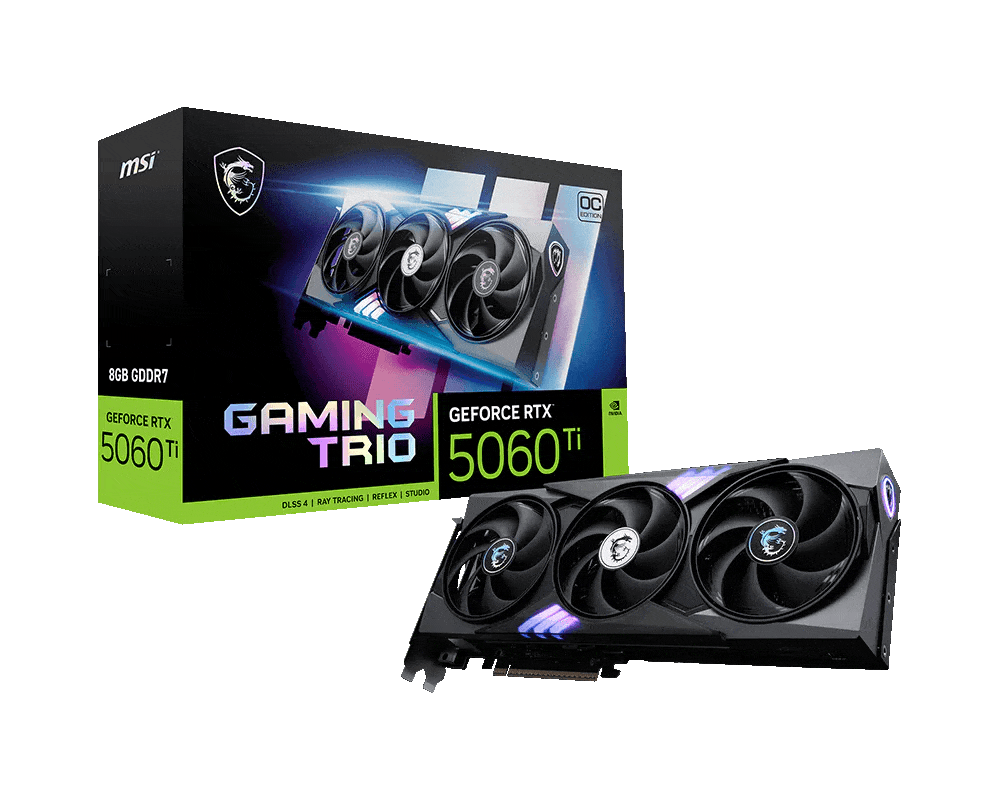 MSI GeForce RTX 5060 Ti 8G GAMING TRIO OC G506T-8GTC