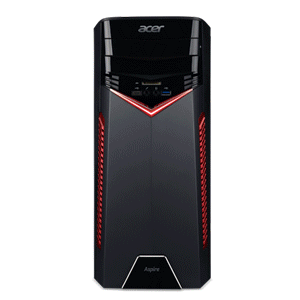 Acer Aspire GX-785 Intel Core i5-7400/8GB/128GB SSD + 1TB HDD/4GB Redeon RX 480/Win10 w/ 24-in Monitor