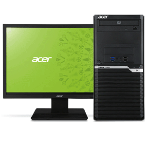 Acer Veriton M4640G Intel Core i7-6700/4GB/1TB/Intel HP Graphics/DOS w/ 18.5-inch Monitor