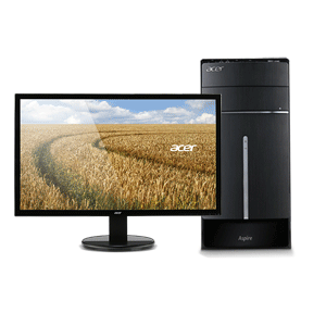 Acer Aspire TC-601 Intel Celeron J1900/2GB/500GB/Intel HD Graphics/Win 8.1 w/ Bing with 18.5-inch Monitor