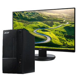 Acer Aspire TC-1750 - Core i7-12700 | 8GB RAM | 256GB SSD+1TB HDD  | GT 730 | Win11 with K242HYL 23.8inch Monitor