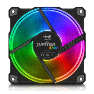 InWin Jupiter AJ120 3-Pack High Airflow ARGB 120mm Fan w/ controller